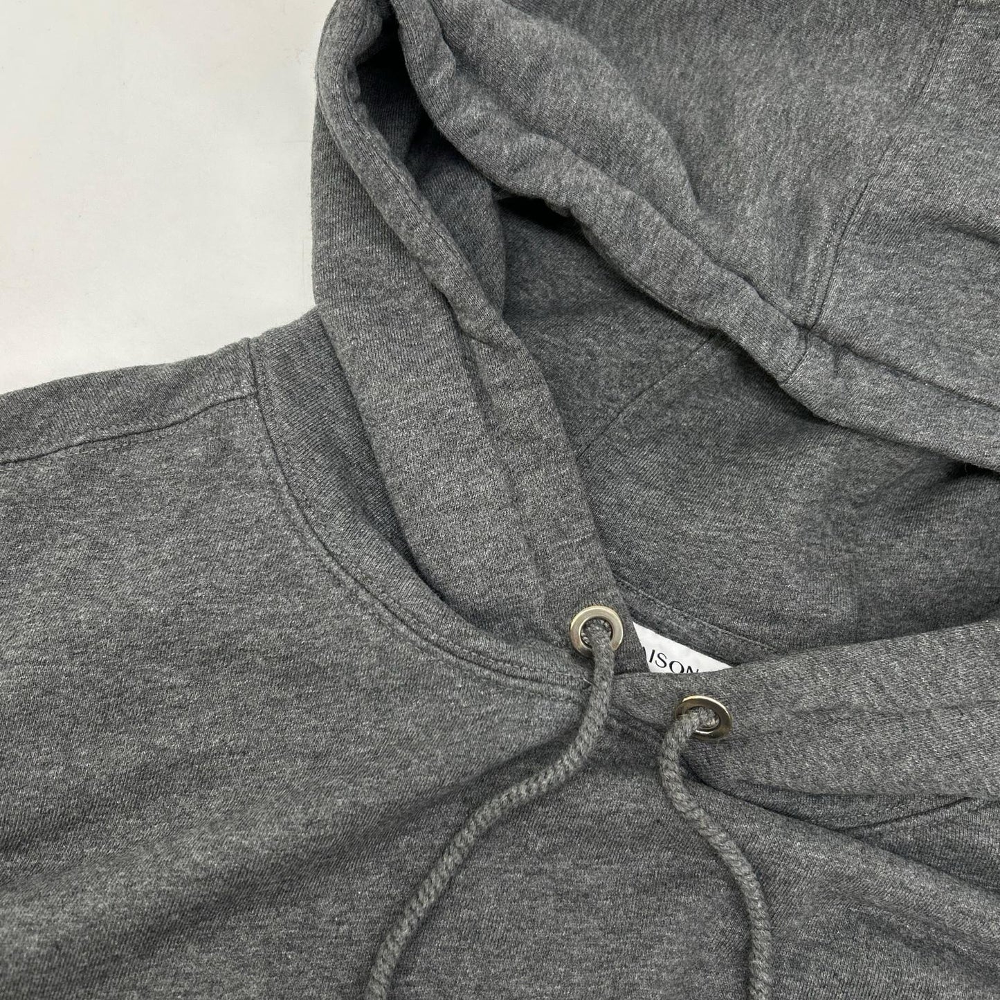 MAISON KITSUNE メゾンキツネ LM00705KM0001 ダークグレー フォックスヘッド SWEATSHIRTS パーカー トップス