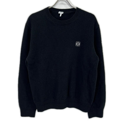 LOEWE LOEWE H526Y14KH1 Black Wool Anagram Sweater Top