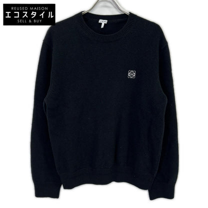 LOEWE LOEWE H526Y14KH1 Black Wool Anagram Sweater Top