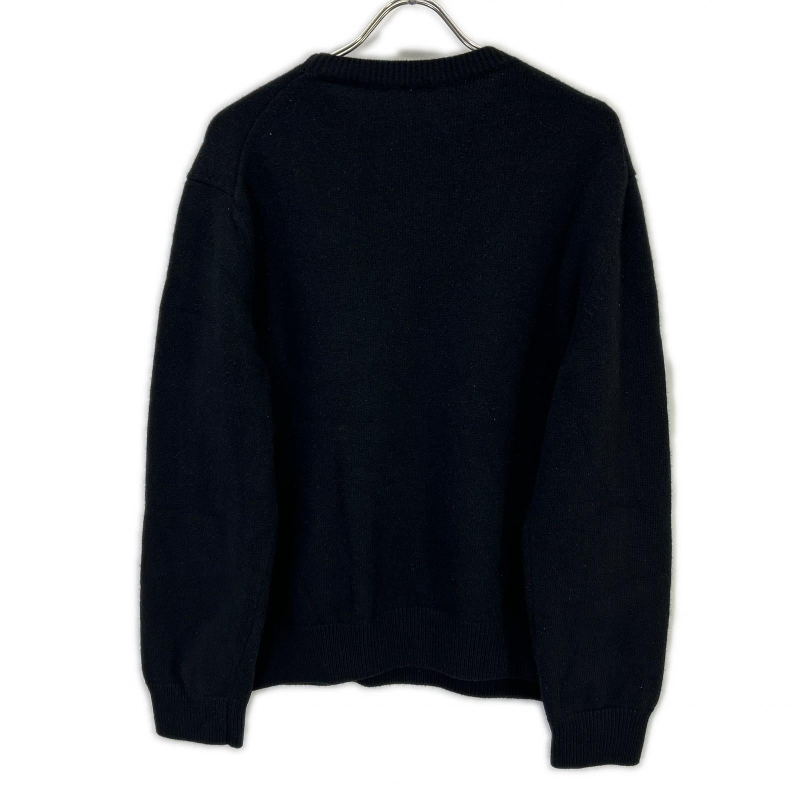 LOEWE LOEWE H526Y14KH1 Black Wool Anagram Sweater Top