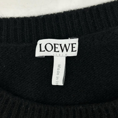 LOEWE LOEWE H526Y14KH1 Black Wool Anagram Sweater Top