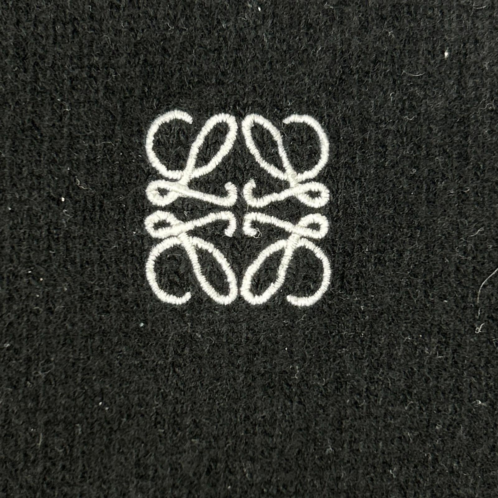 LOEWE LOEWE H526Y14KH1 Black Wool Anagram Sweater Top