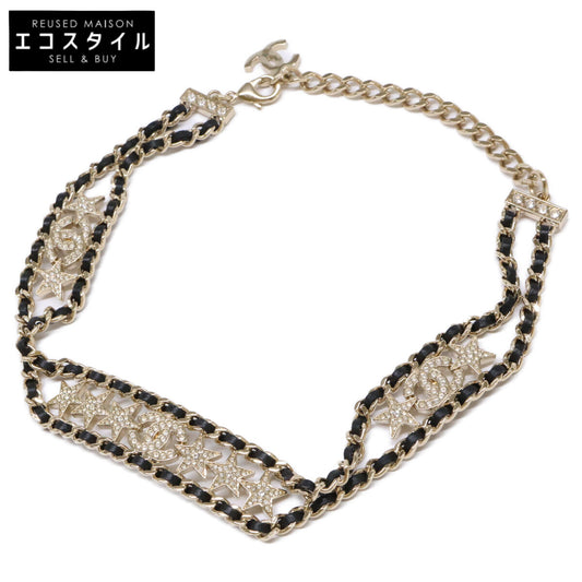 CHANEL B23C Coco Mark Rhinestone Choker