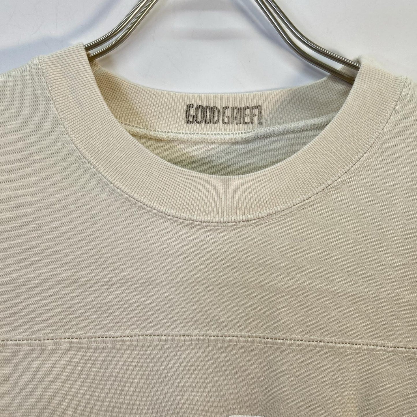 GOODGRIEF グッドグリーフ 24-070-560-2130 24SS FADED PRINT FOOTBALL TEE トップス