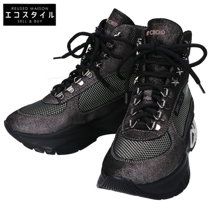 JIMMY CHOO Gray INCA/F Short Trekking Shoes