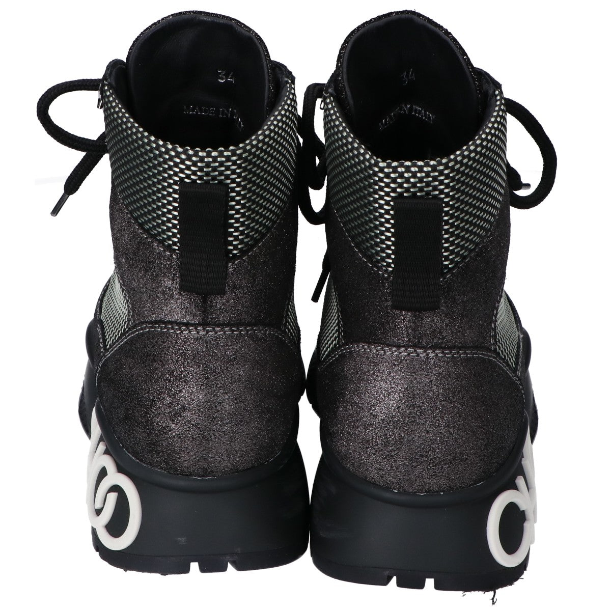 JIMMY CHOO Gray INCA/F Short Trekking Shoes