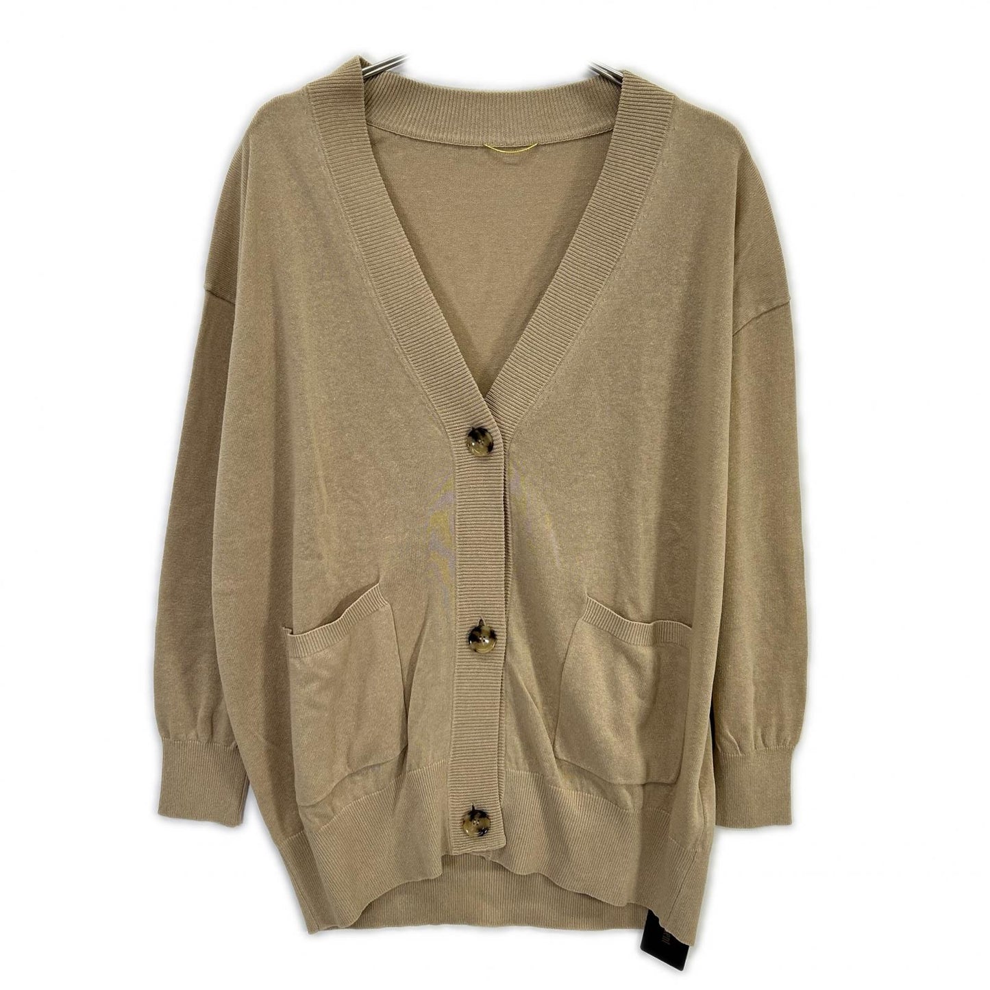 23SS Oversize Linen Cardigan ｵｰﾊﾞｰｻｲｽﾞﾘﾈﾝｶｰﾃﾞｨｶﾞﾝ トップス F レディース