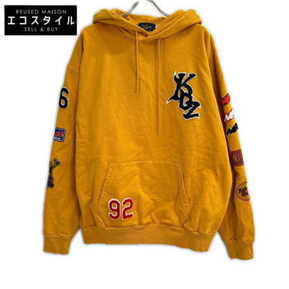 KEBOZ ケボズ × FREAKS STORE 213-1255 オレンジ ロゴワッペン パーカー【洗濯 トップス