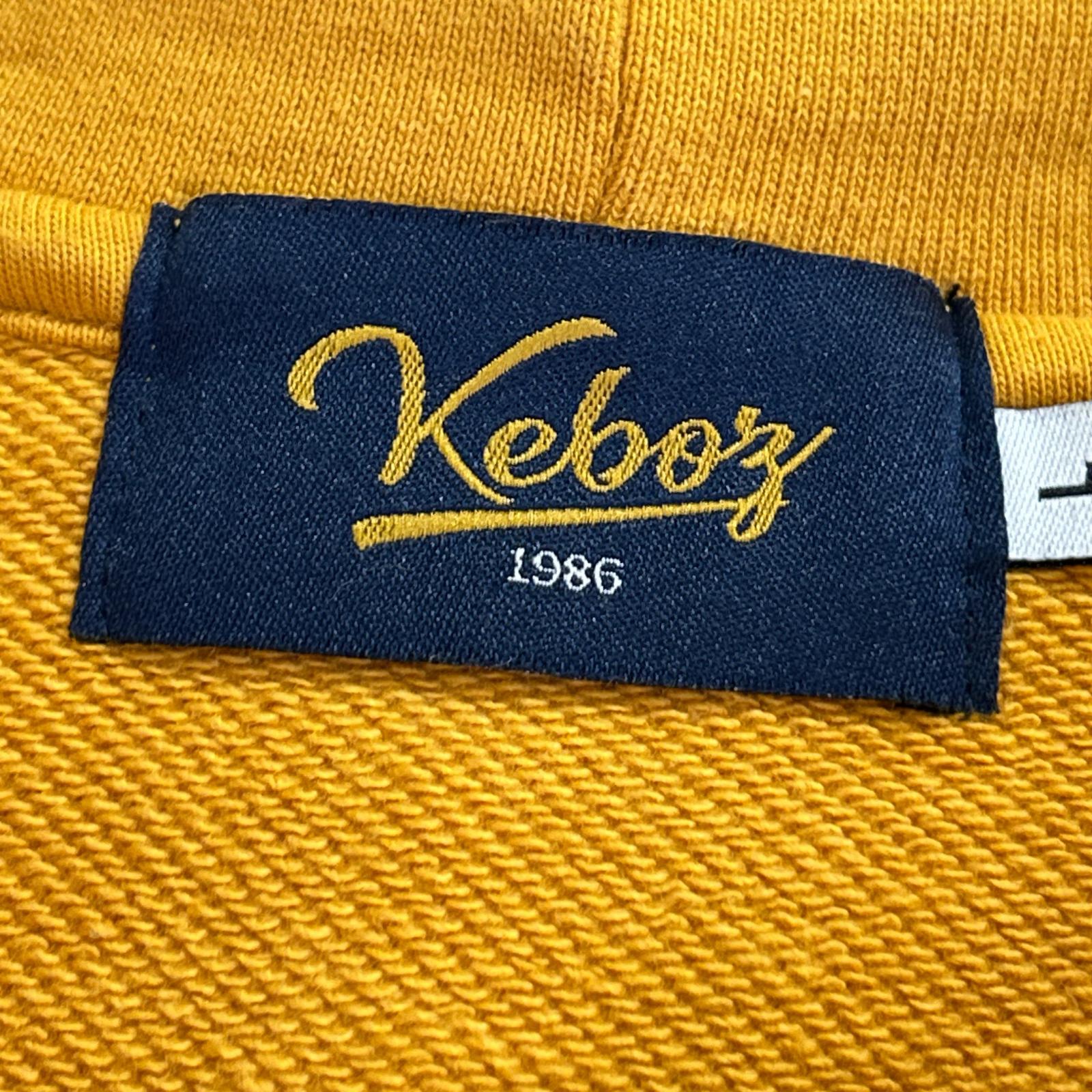 KEBOZ ケボズ × FREAKS STORE 213-1255 オレンジ ロゴワッペン パーカー【洗濯 トップス