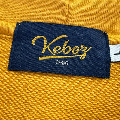 KEBOZ ケボズ × FREAKS STORE 213-1255 オレンジ ロゴワッペン パーカー【洗濯 トップス