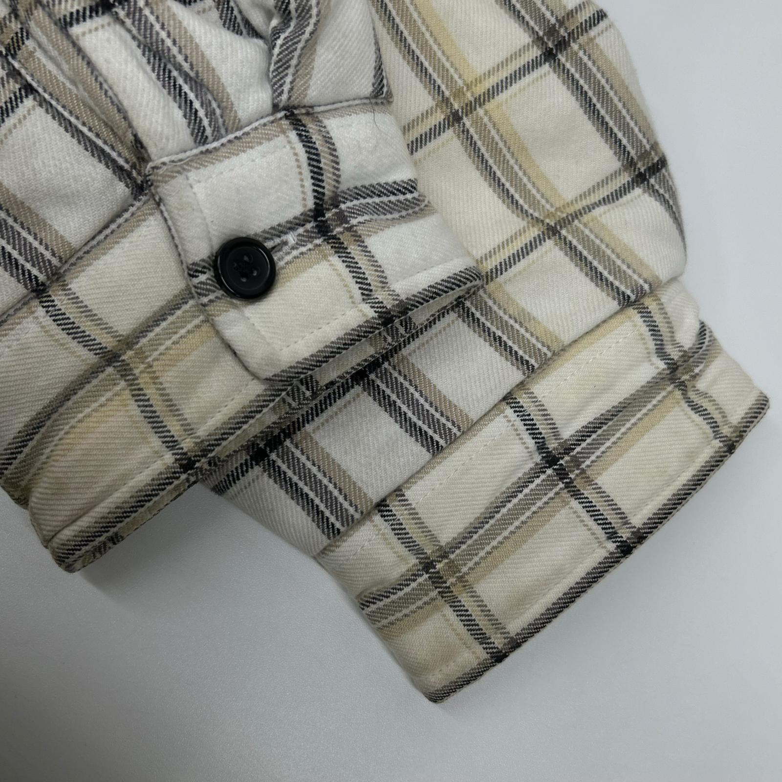 Supreme シュプリーム 23FW ホワイト チェック柄 ×Dickies Plaid Hooded Zip Up Shirt ジャケット