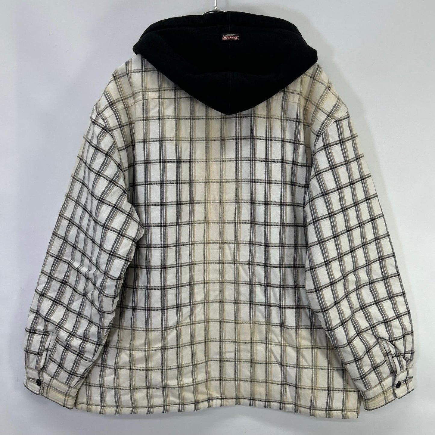 Supreme シュプリーム 23FW ホワイト チェック柄 ×Dickies Plaid Hooded Zip Up Shirt ジャケット