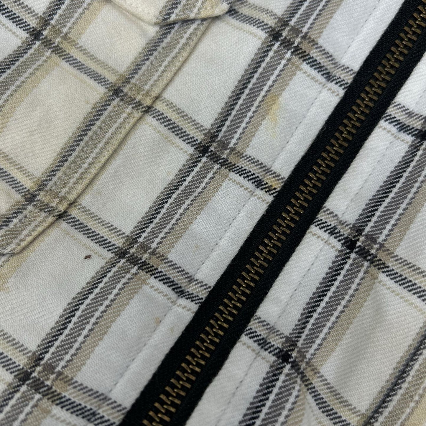 Supreme シュプリーム 23FW ホワイト チェック柄 ×Dickies Plaid Hooded Zip Up Shirt ジャケット