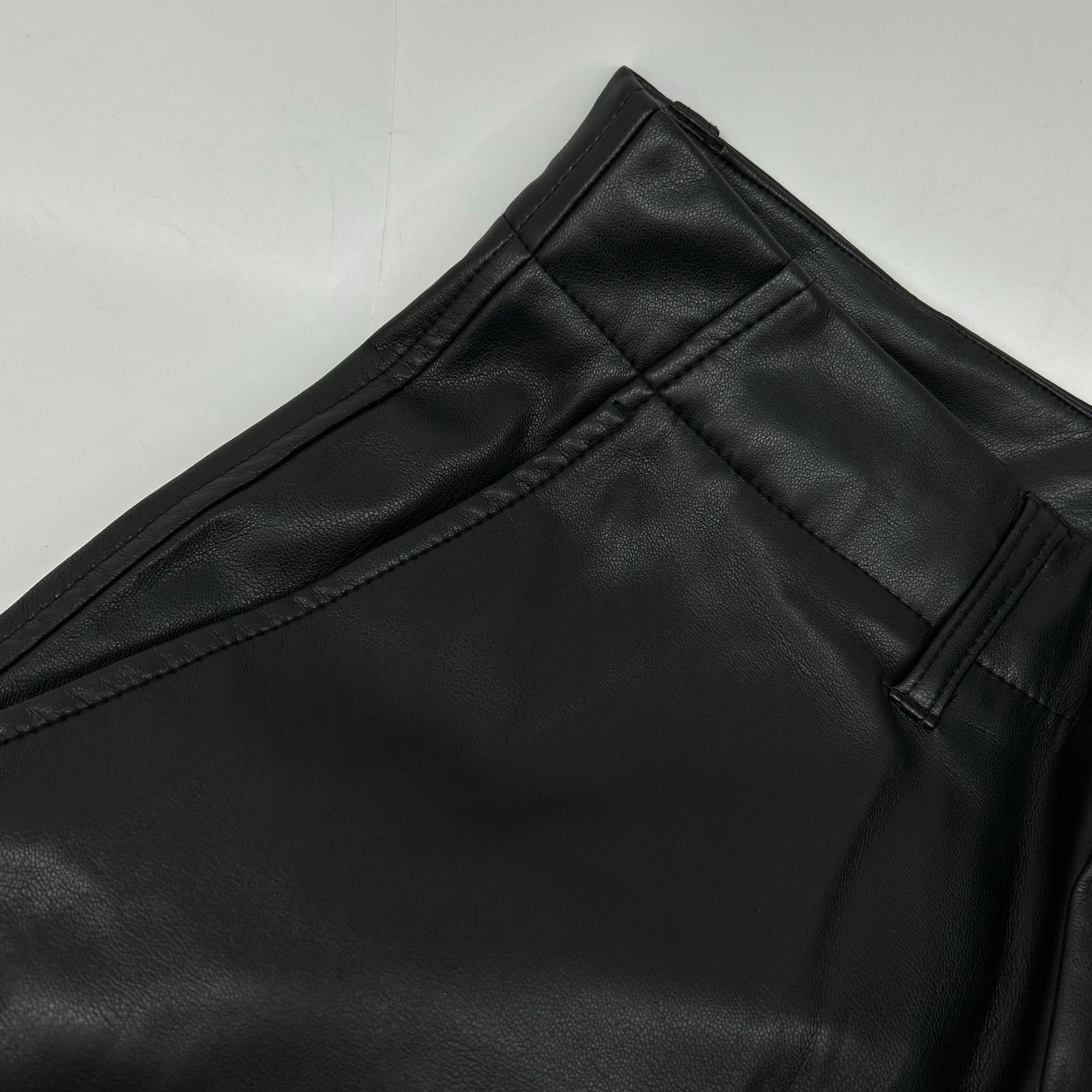 HARE ハレ HA010079TO ブラック フェイクレザー 2WAYポケット カーゴパンツ ボトムス