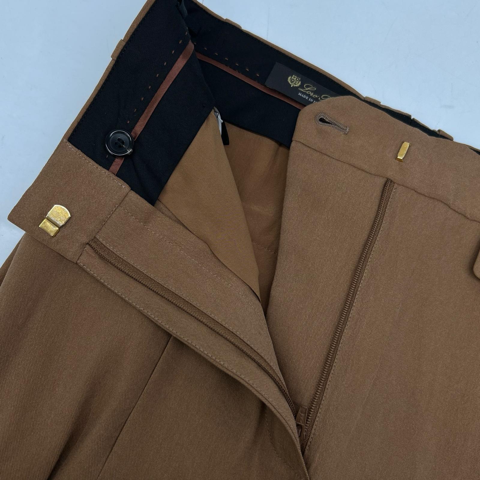Loro Piana ロロピアーナ FAN4297 ペーパー×シルク ワイドパンツ ボトムス