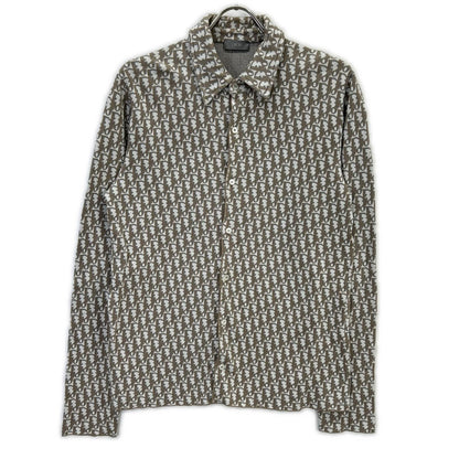 DIOR ディオール 20SS 023M550AT099 ブラウン オブリーク コットン総柄シャツ トップス