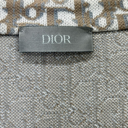 DIOR ディオール 20SS 023M550AT099 ブラウン オブリーク コットン総柄シャツ トップス