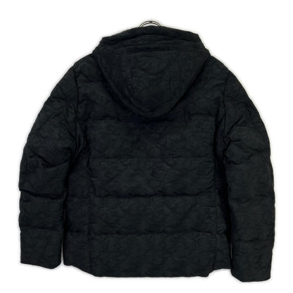Black Camo Feather Blend Down Jacket 48 Men's