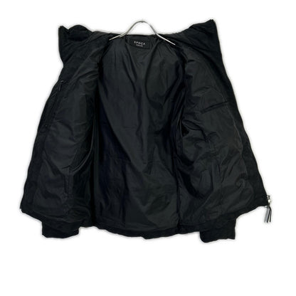Black Camo Feather Blend Down Jacket 48 Men's