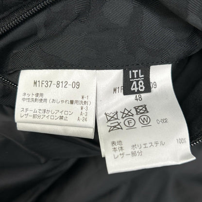 Black Camo Feather Blend Down Jacket 48 Men's