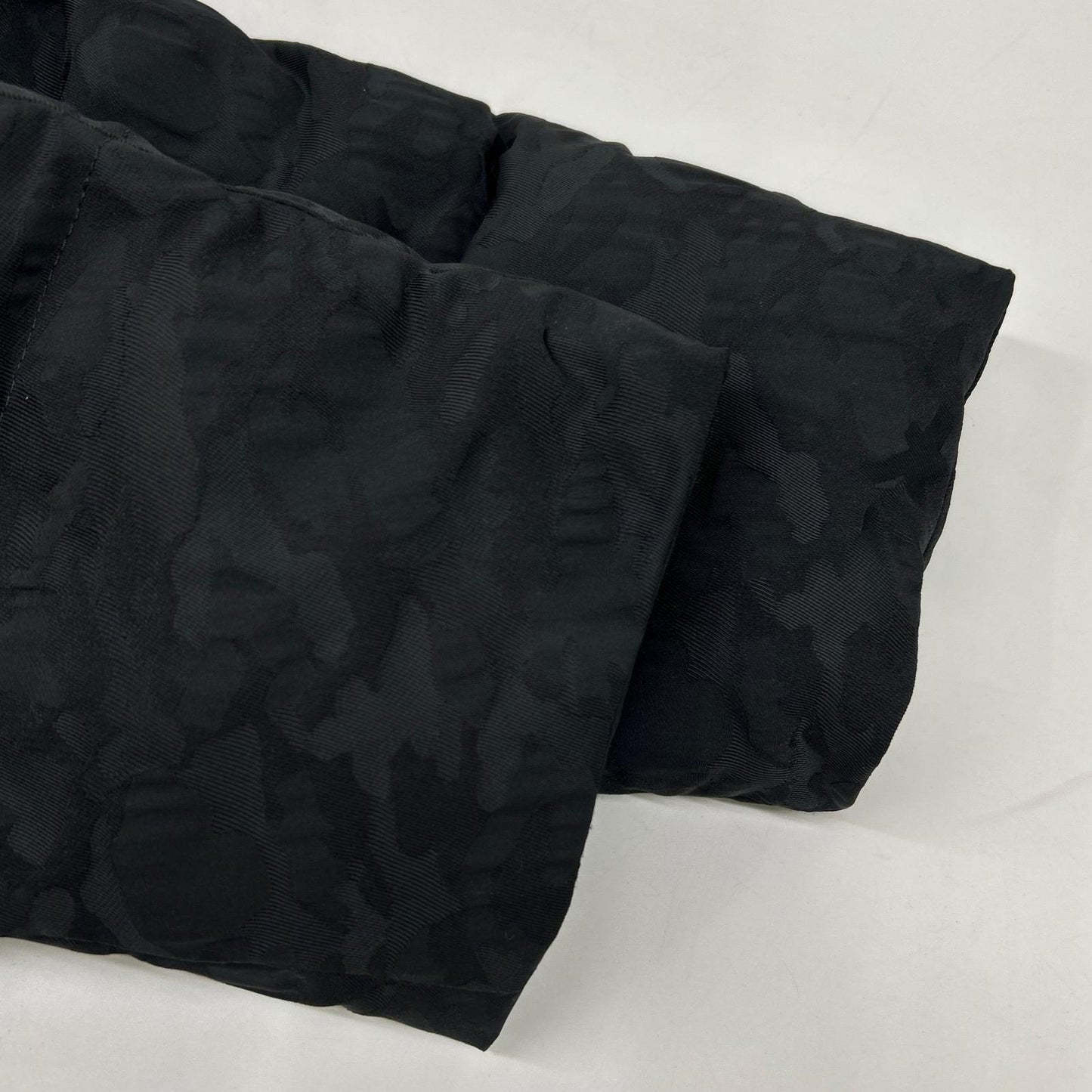 Black Camo Feather Blend Down Jacket 48 Men's