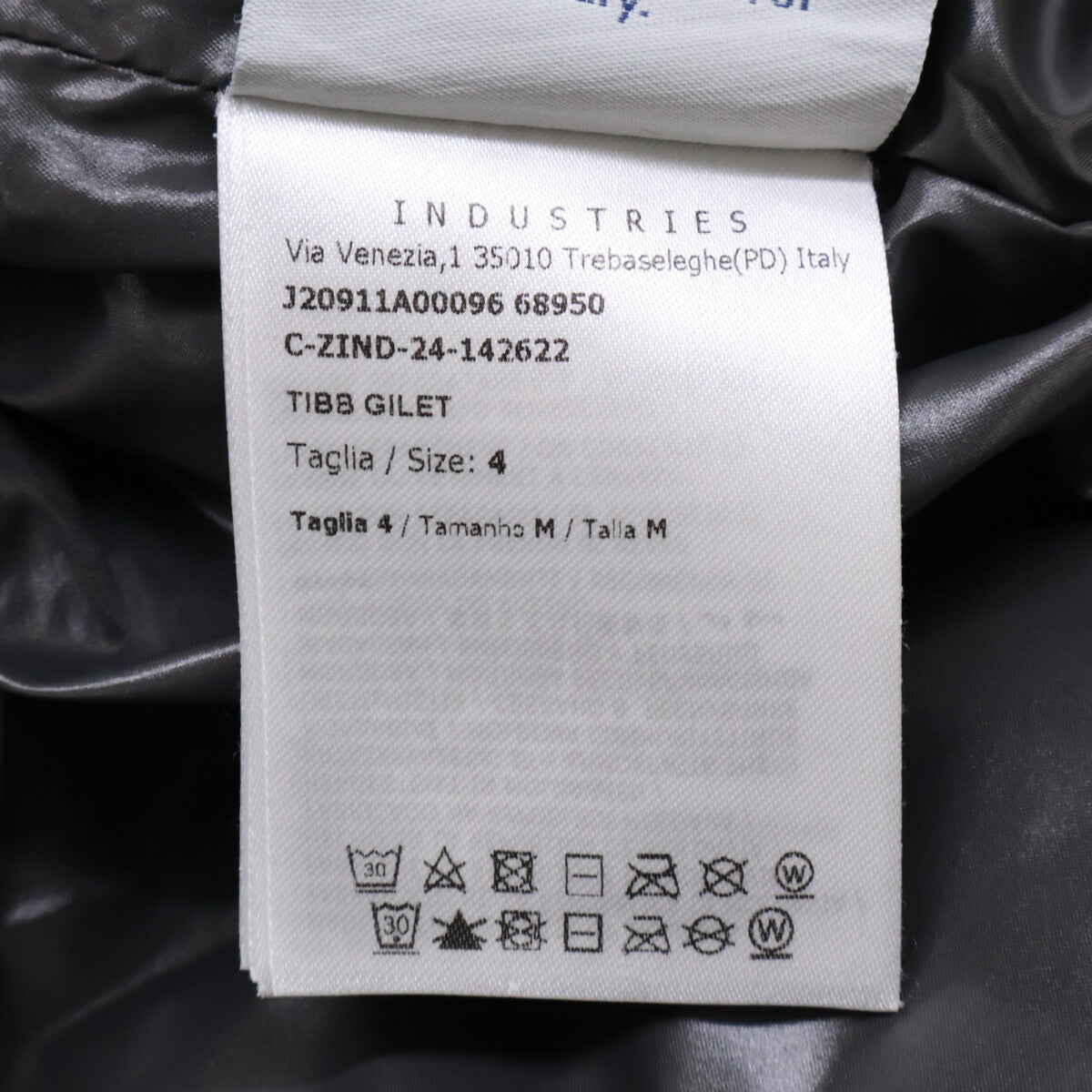 【美品/24年製】TIBB GILET ダウン ベスト 4 メンズ