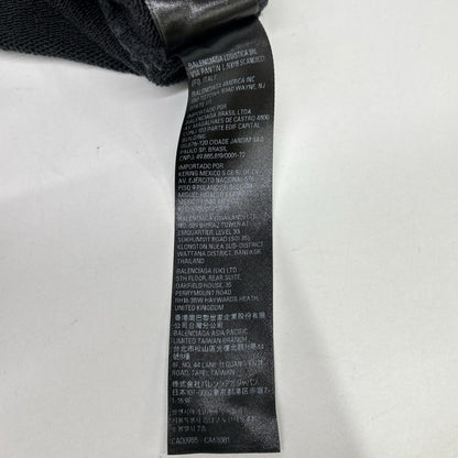 24AW 803265 ﾌﾞﾗｯｸ ﾛｺﾞ ｳﾞｨﾝﾃｰｼﾞ ﾌﾟﾘﾝﾄ ﾌﾟﾙｵｰﾊﾞｰ ﾊﾟｰｶｰ トップス XS メンズ