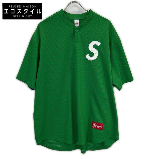 Supreme シュプリーム 25SS グリーン S Logo Baseball Henley トップス