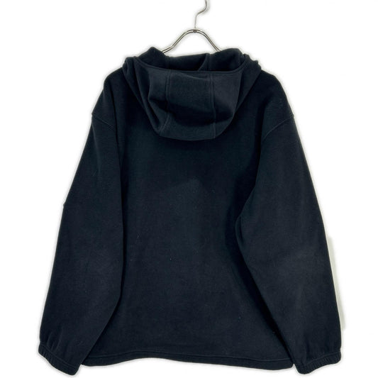 Supreme 24FW Black Polartec Facemask Half Zip Hooded Sweatshirt Tops