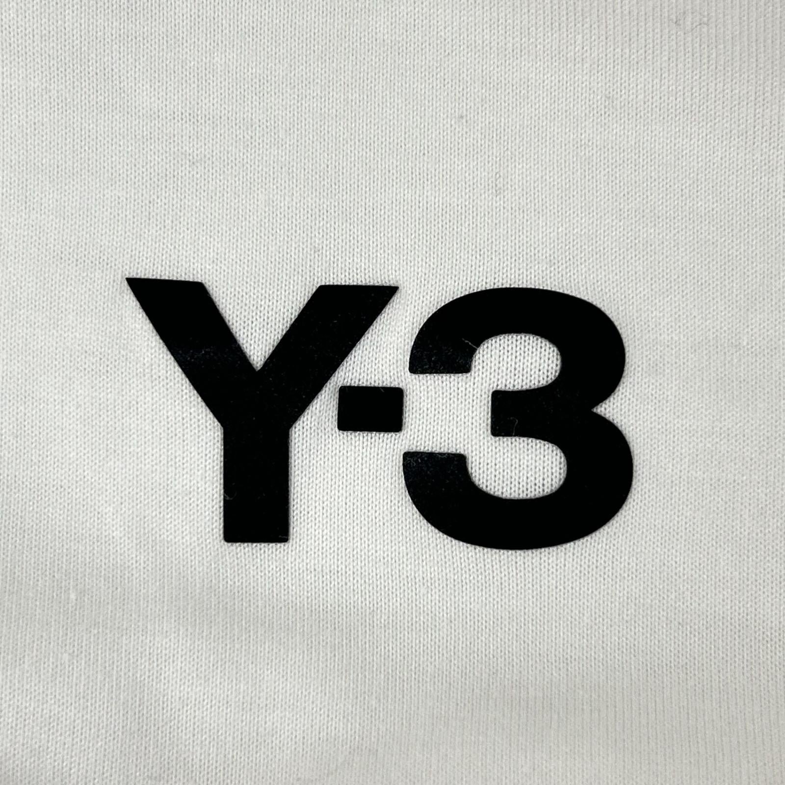Y-3 ワイスリー IA1421 ホワイト スリーストライプ 長袖カットソー トップス