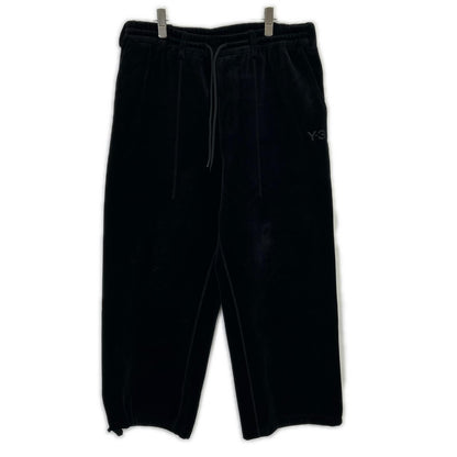 IL2147 BLACK VELVET SPACER CUFFED PANTS VELVET CUFF PANTS Bottoms S Men's