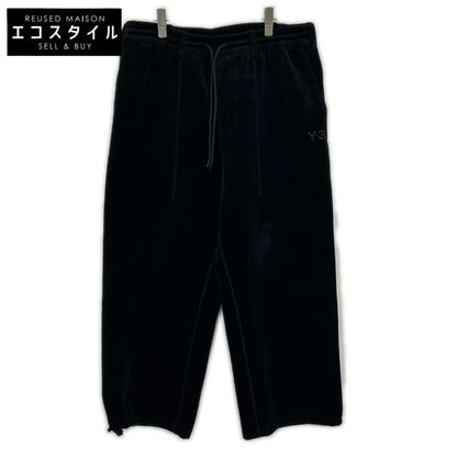 IL2147 BLACK VELVET SPACER CUFFED PANTS VELVET CUFF PANTS Bottoms S Men's
