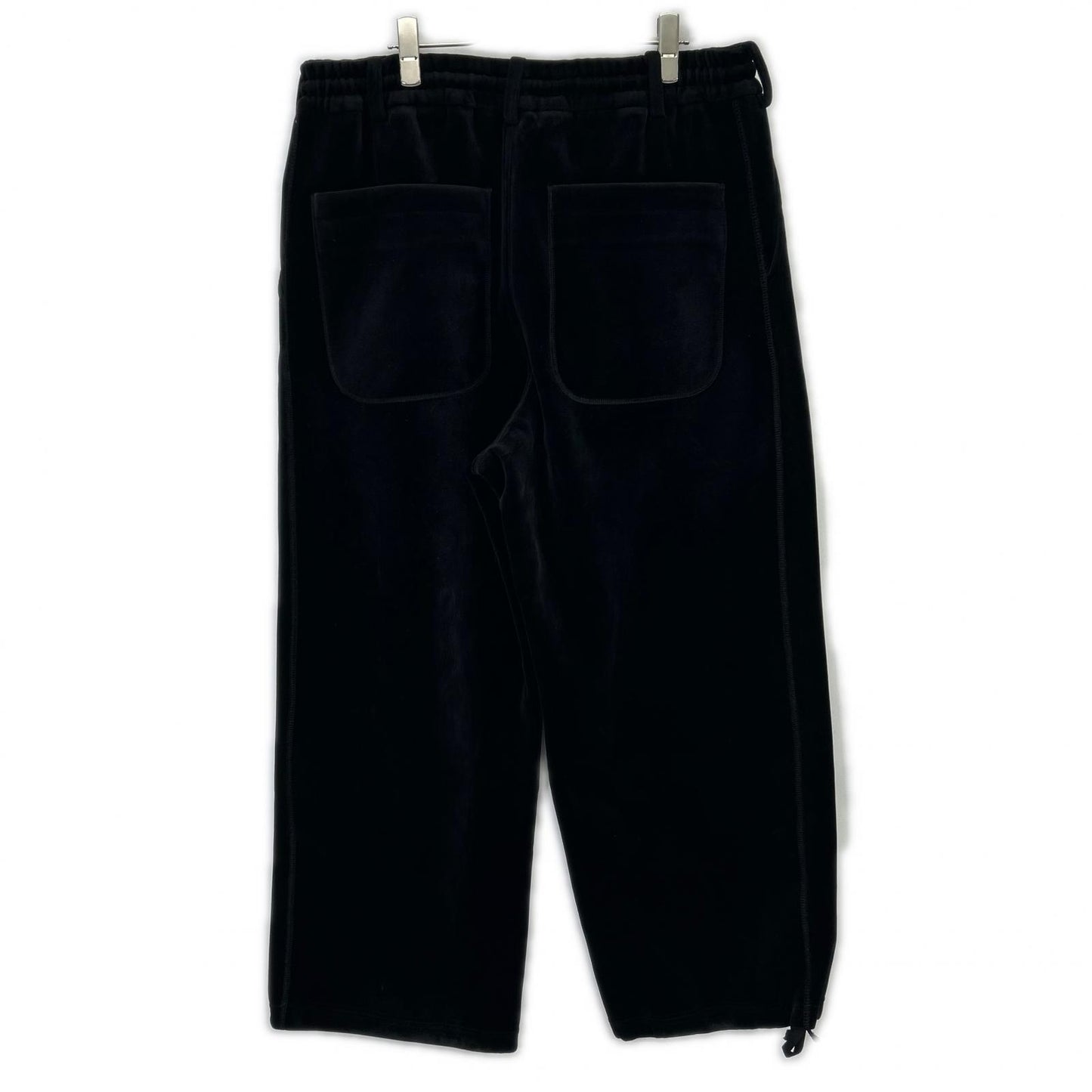 IL2147 BLACK VELVET SPACER CUFFED PANTS VELVET CUFF PANTS Bottoms S Men's