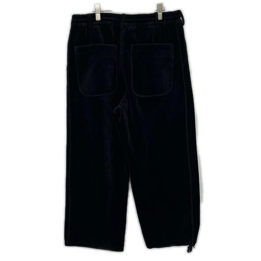 Y-3 ワイスリー IL2147 ブラック VELVET SPACER CUFFED PANTS ベルベット カフ パンツ ボトムス