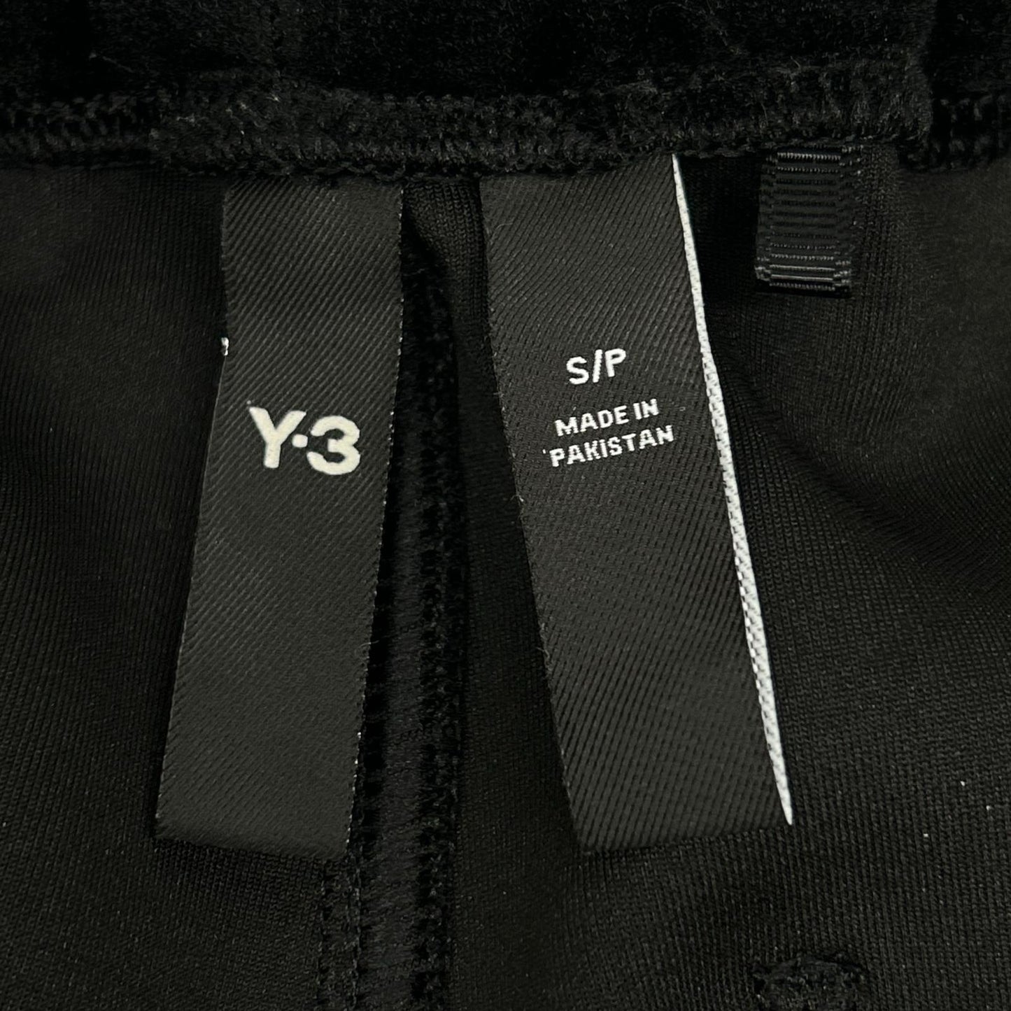 Y-3 ワイスリー IL2147 ブラック VELVET SPACER CUFFED PANTS ベルベット カフ パンツ ボトムス