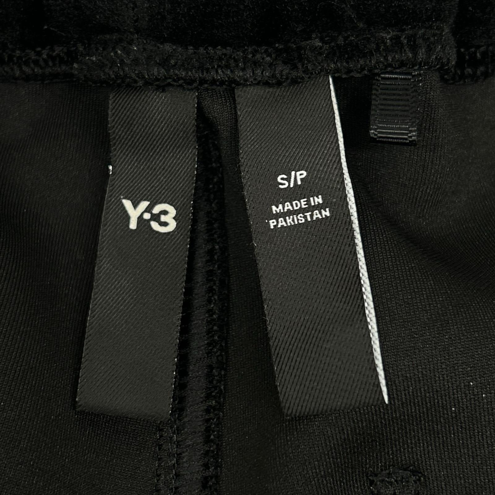 Y-3 ワイスリー IL2147 ブラック VELVET SPACER CUFFED PANTS ベルベット カフ パンツ ボトムス