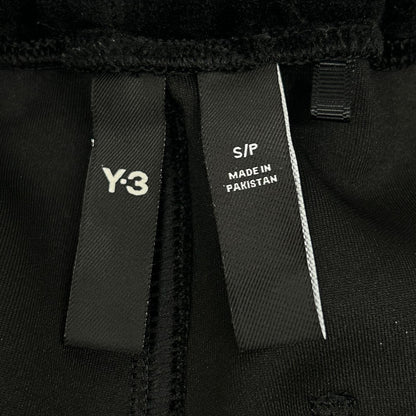 Y-3 ワイスリー IL2147 ブラック VELVET SPACER CUFFED PANTS ベルベット カフ パンツ ボトムス