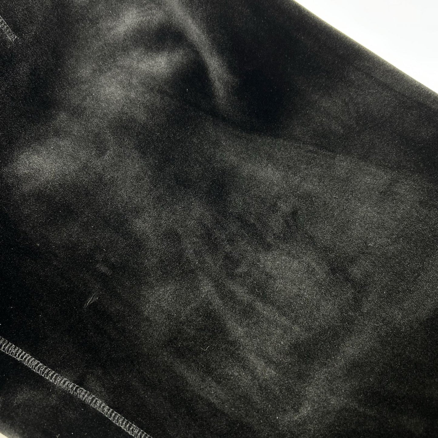 Y-3 ワイスリー IL2147 ブラック VELVET SPACER CUFFED PANTS ベルベット カフ パンツ ボトムス