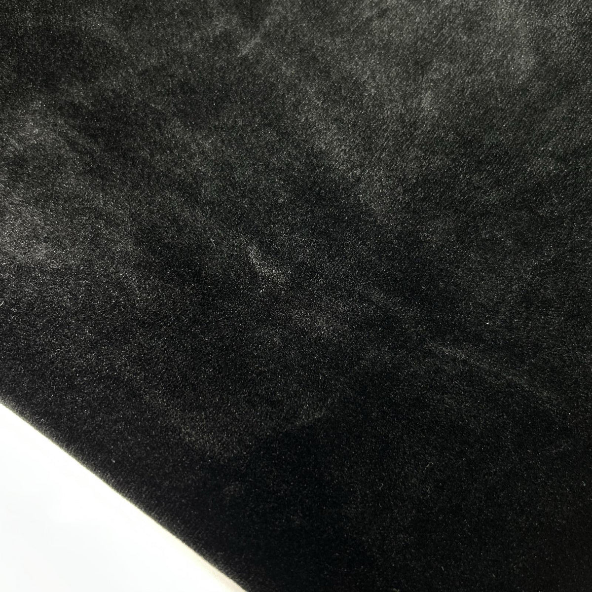 Y-3 IL2147 Black VELVET SPACER CUFFED PANTS Velvet Cuff Pants Bottoms