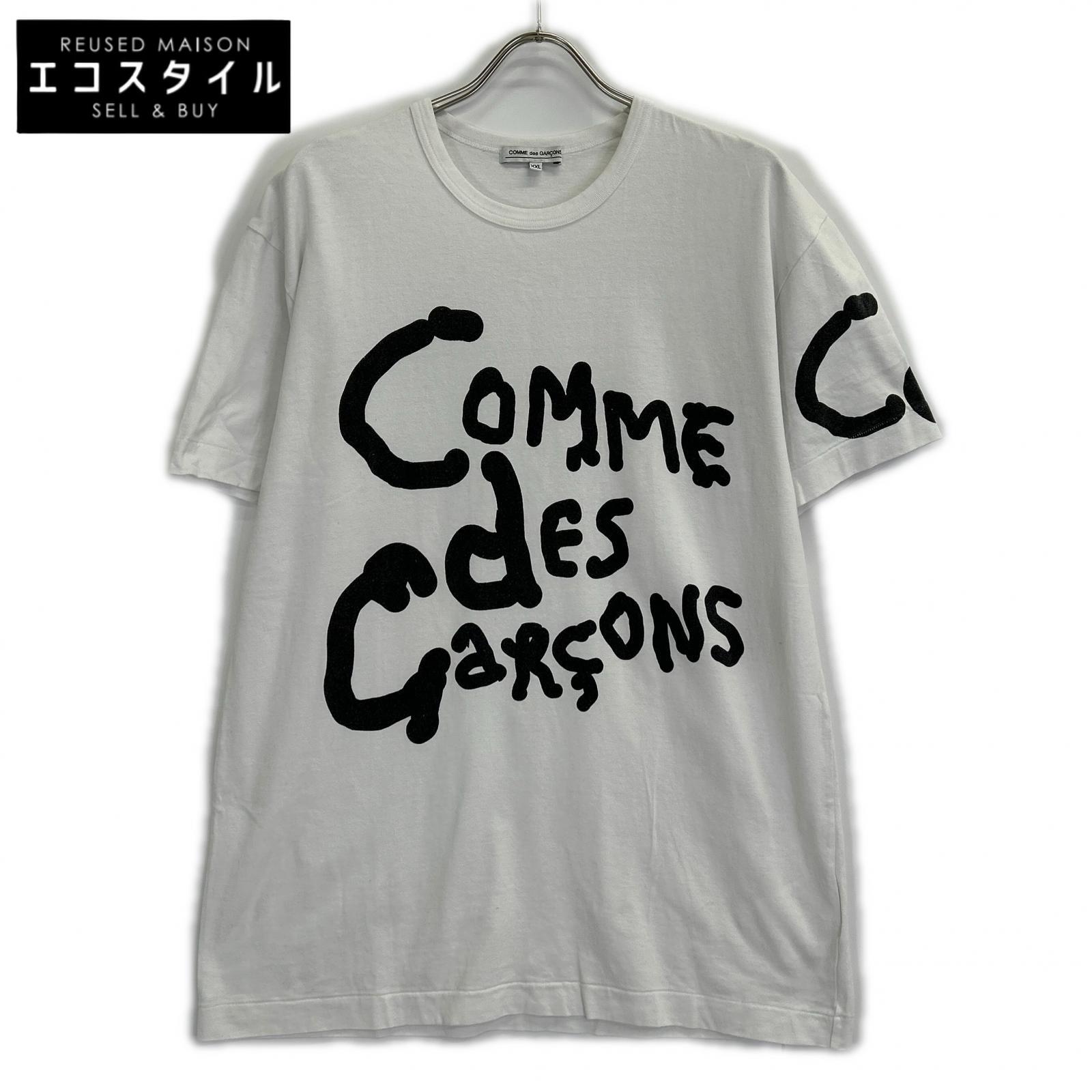 23SS OK-T103 White Alisa Yoffe Aoyama Renewal Commemorative Graphic Logo T-shirt Tops XXL Men's