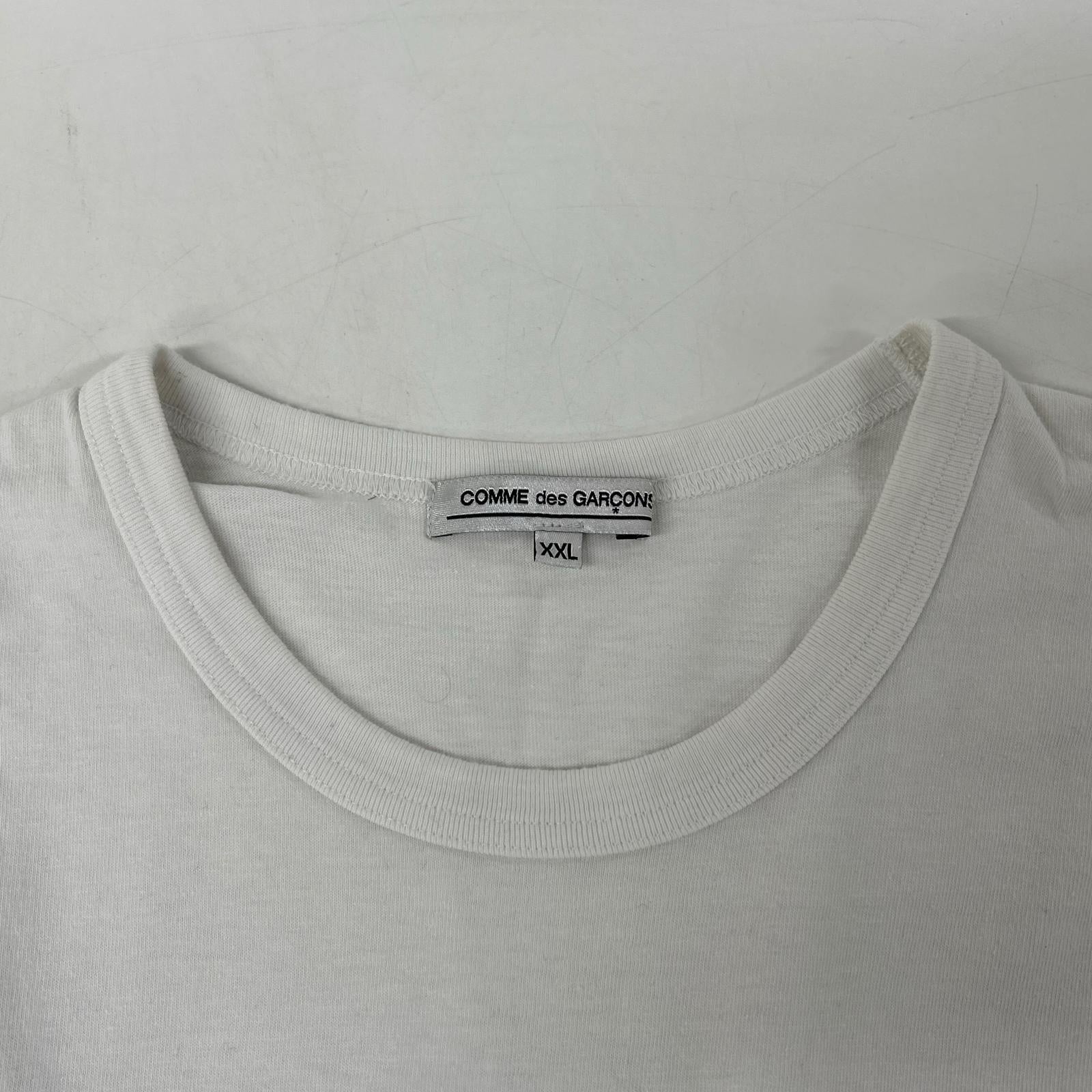 23SS OK-T103 White Alisa Yoffe Aoyama Renewal Commemorative Graphic Logo T-shirt Tops XXL Men's