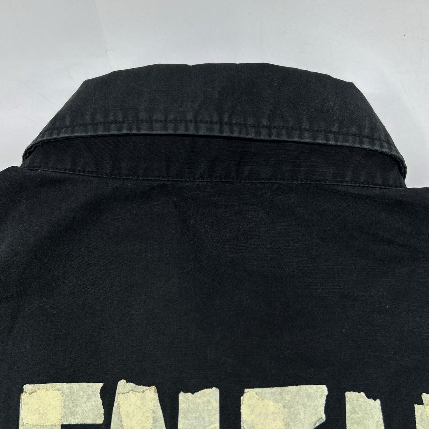 BALENCIAGA 巴黎世家 22年款 738761 黑色 TNM60 短袖衬衫 上衣