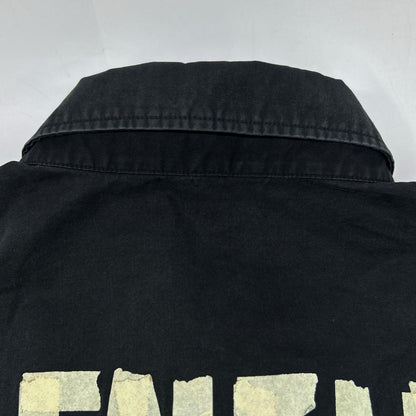 BALENCIAGA 巴黎世家 22年款 738761 黑色 TNM60 短袖衬衫 上衣