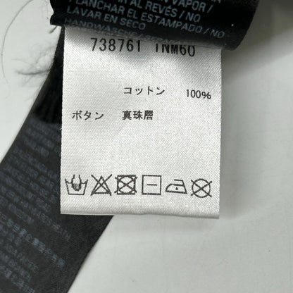 BALENCIAGA 巴黎世家 22年款 738761 黑色 TNM60 短袖衬衫 上衣
