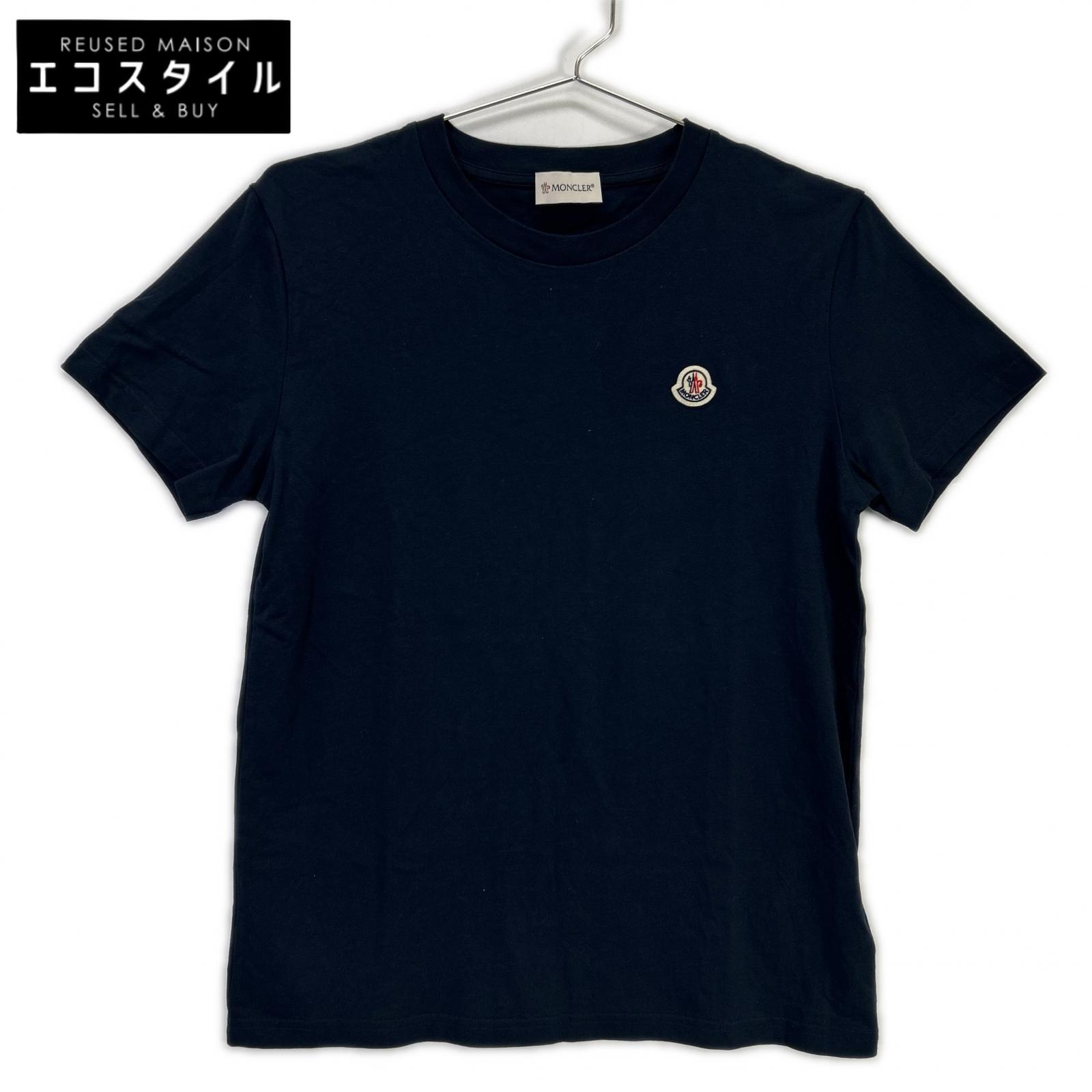 MONCLER モンクレール 23年製 ネイビー MAGLIA MANICHE CORTE トップス