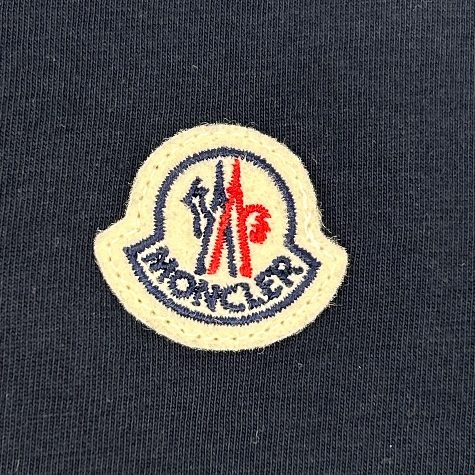 MONCLER モンクレール 23年製 ネイビー MAGLIA MANICHE CORTE トップス
