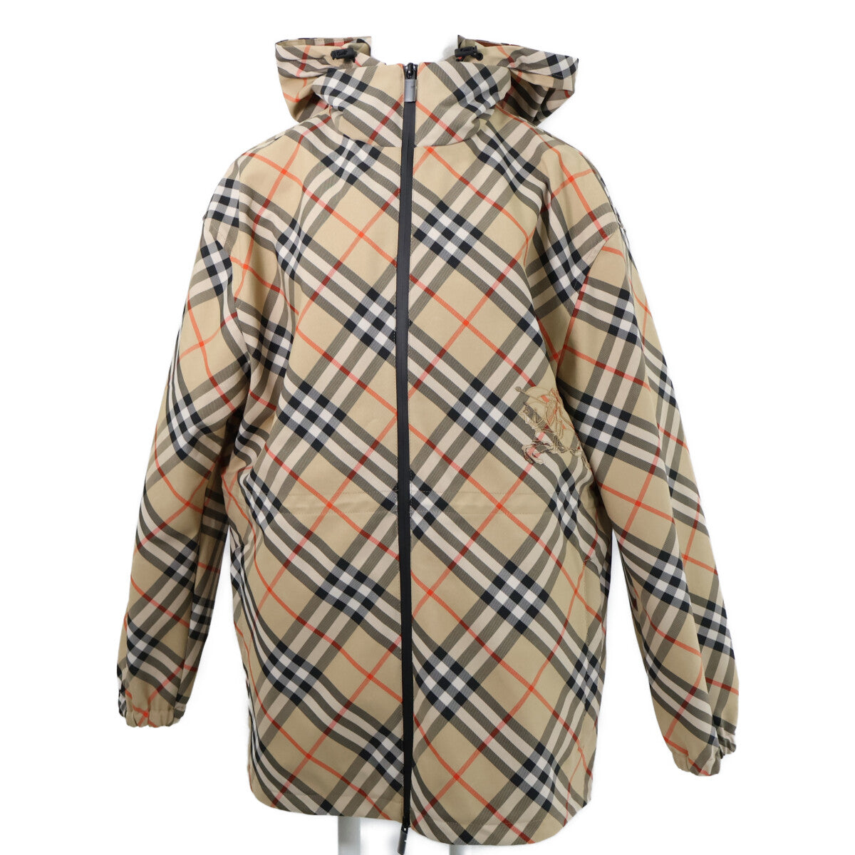 [New/Domestic Authentic] 8104112 Nova Check Logo Patch Zip-Up Jacket Jacket M Women's