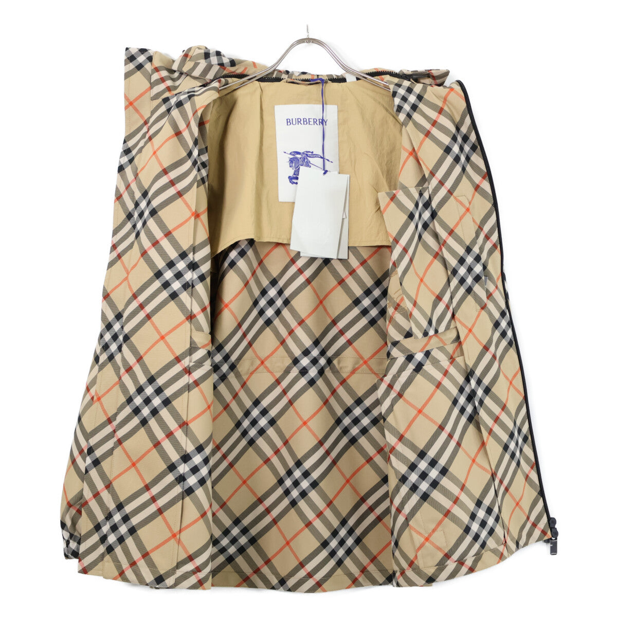 [New/Domestic Authentic] 8104112 Nova Check Logo Patch Zip-Up Jacket Jacket M Women's