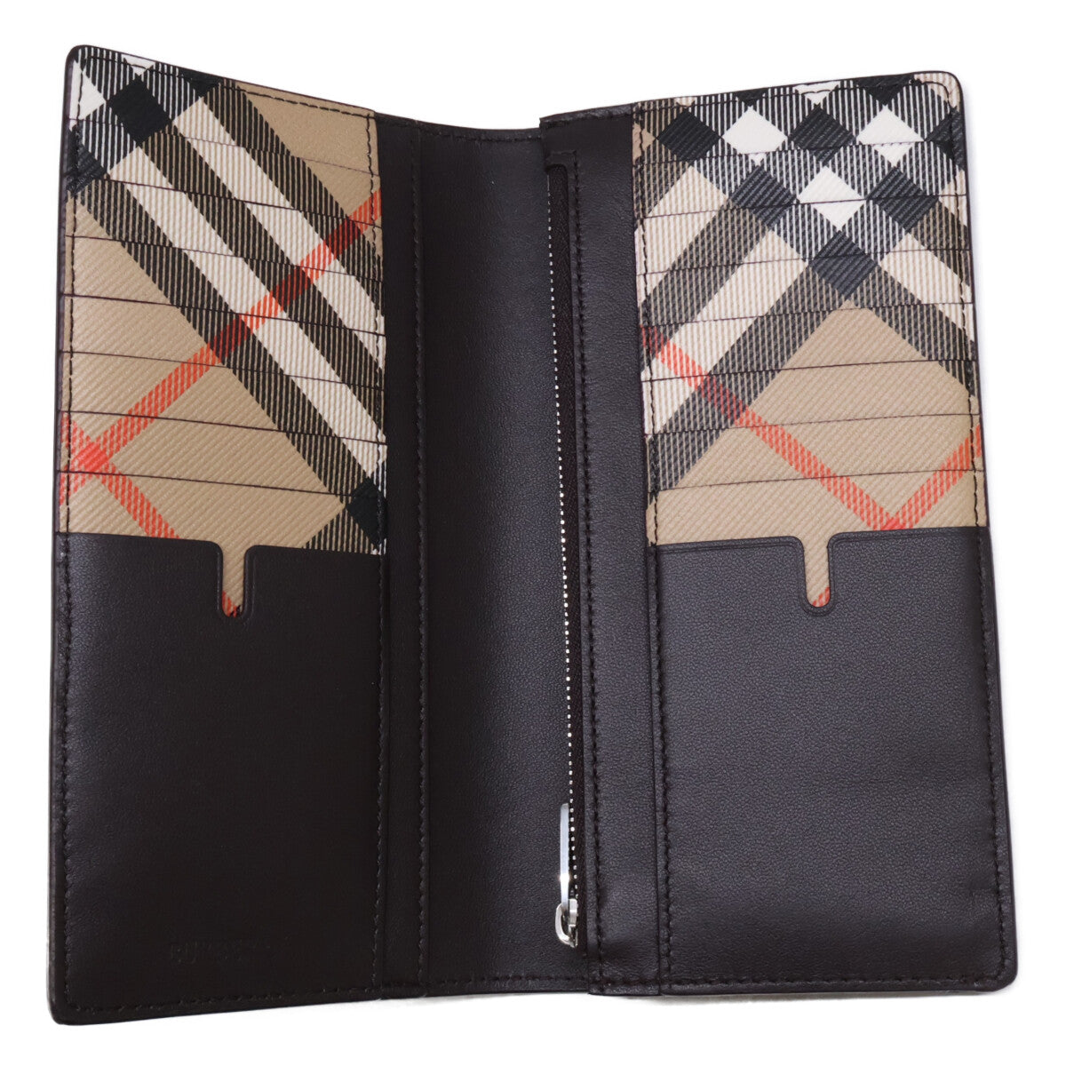 BURBERRY 博柏利 【美品】8123543 皮革长款钱包 带零钱包