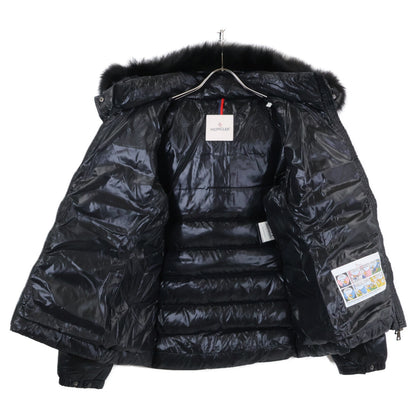 BADYFUR Fur/Hooded Down Jacket, Size 3, Women's